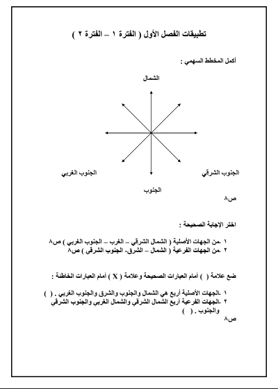 تطبيقات اجتماعيات للصف الرابع 2018 2019 مدرستي الكويتية