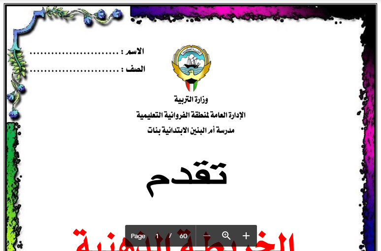 الخريطة الذهنية اسلامية الصف الخامس مدرسة أم البنين 2015-2016