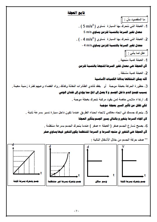 دفتر متابعة محلول فيزياء الصف العاشر الفصل الاول اعداد يوسف بدر عزمي