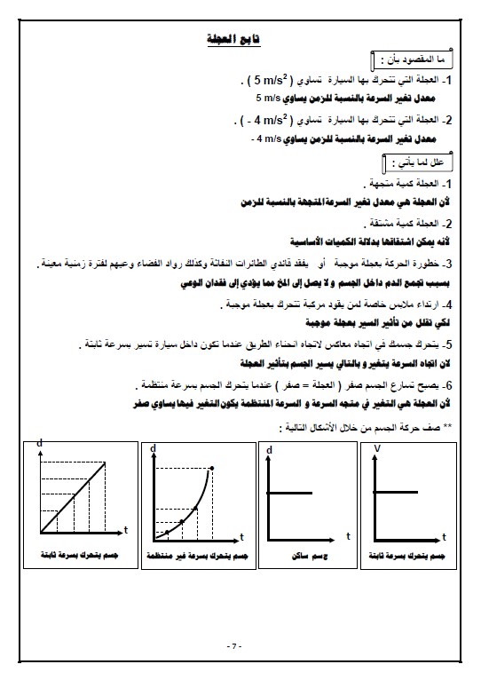 دفتر متابعة محلول فيزياء الصف العاشر الفصل الاول اعداد يوسف بدر عزمي