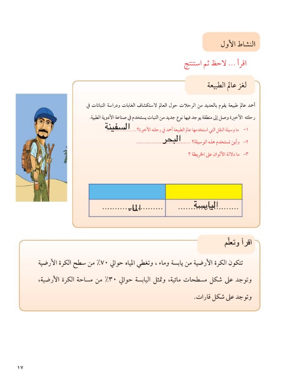 حل كتاب الاجتماعيات للصف الخامس الفصل الثاني 2019-2020