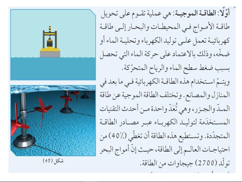 تلخيص الموجات علوم الصف التاسع الفصل الثاني