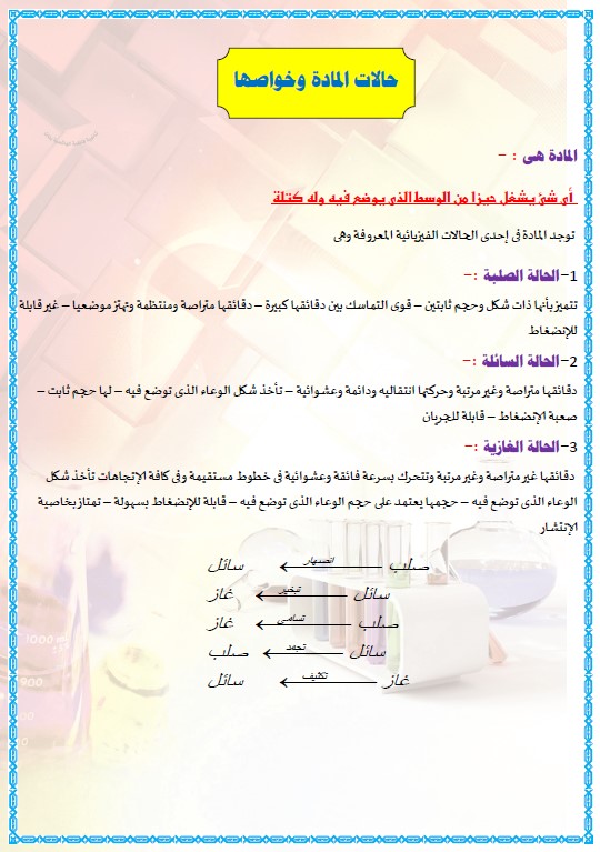 مذكرة قدرات كيمياء